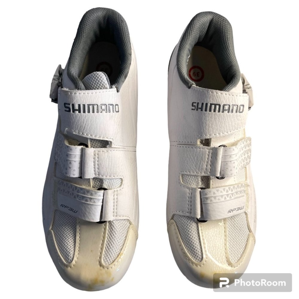 SHIMANO RP3W White Bike Cleats Shoes EU 39